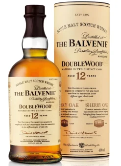 The Balvenie 12 Jahre Old Double Wood Single Malt Scotch Whisky In Geschenkpackung | 40 % Vol | 0,7 L