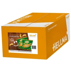 HELLMA Gastronomie-Servie Hellma Erdnussflips 80 Portionspackungen Mais Snack Wurfmaterial 640g