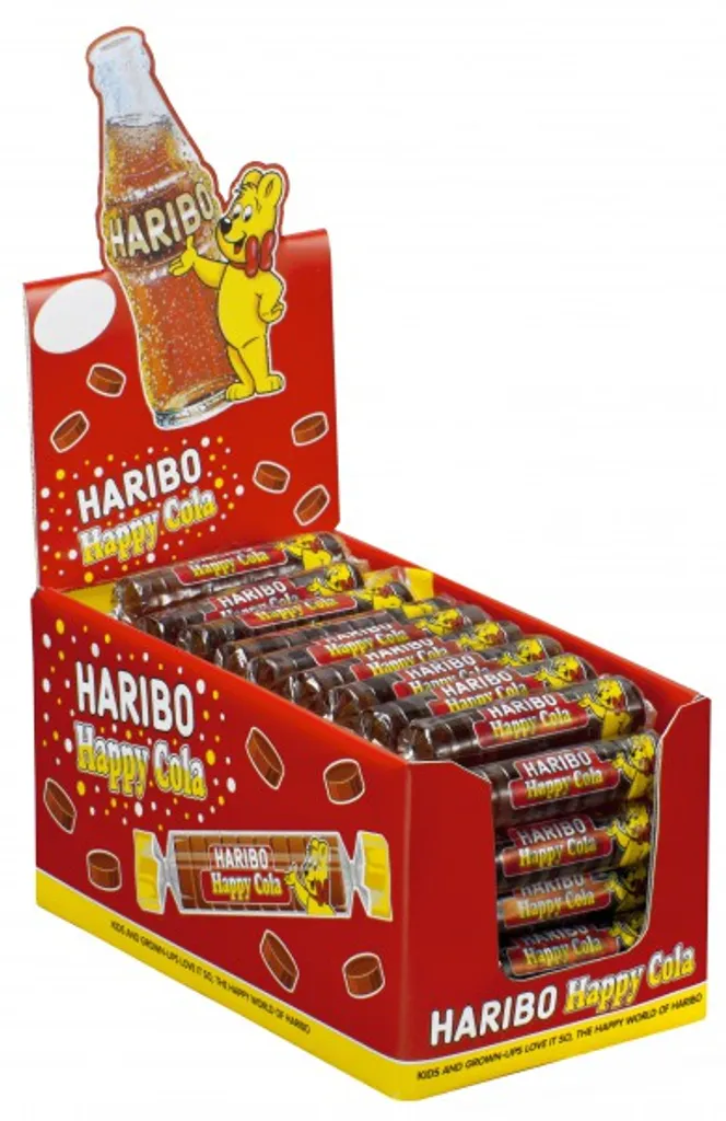 Haribo Happy Cola Rollen Fruchtgummirollen Cola Geschmack 50 Stück 3 Haribo Happy Cola Rollen Fruchtgummirollen Cola Geschmack 50 Stück – Bild 3