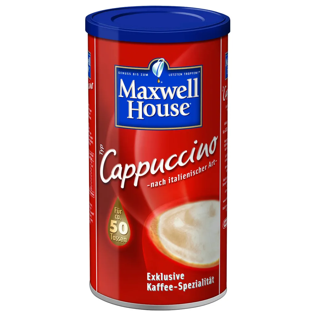 Jacobs MAXWELL HOUSE Typ Cappuccino Löslicher Kaffee 3 X 500 G Instantkaffee 2 Jacobs MAXWELL HOUSE Typ Cappuccino Löslicher Kaffee 3 X 500 G Instantkaffee – Bild 2