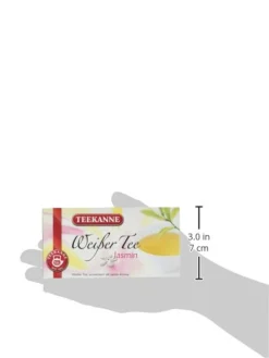 Teekanne Weißer Tee Jasmin Mild Im Geschmack Mit Natürlichem Aroma 25g -Essen Verkäufe aef3072ce626e7b0227cff2dbdfa4c54