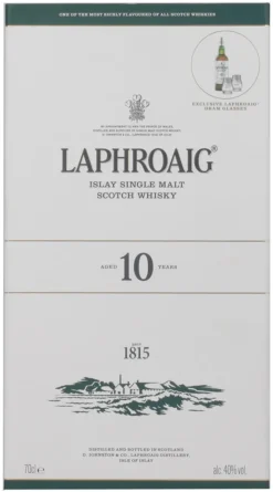 Laphroaig 10 Jahre Mit 2 Gläsern Single Malt Scotch Whisky 0,7l, Alc. 40 Vol.-% 15 Laphroaig 10 Jahre Mit 2 Gläsern Single Malt Scotch Whisky 0,7l, Alc. 40 Vol.-% -Essen Verkäufe b05ee3969e3e2378278ac99a8169dfaa