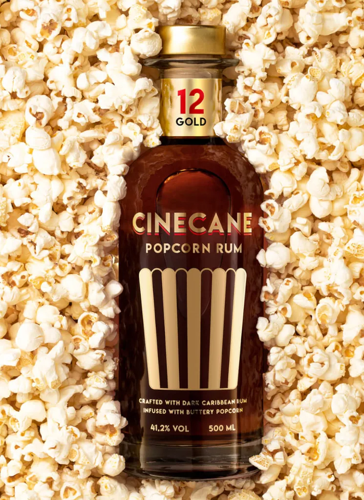 Cinecane Popcorn Rum Gold 0,5 L 7 Cinecane Popcorn Rum Gold 0,5 L – Bild 7