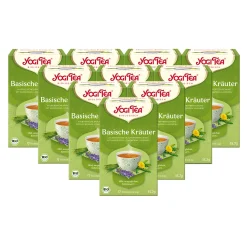 10 X BIO YOGI TEA Basische Kräuter | 10 X 35,7g