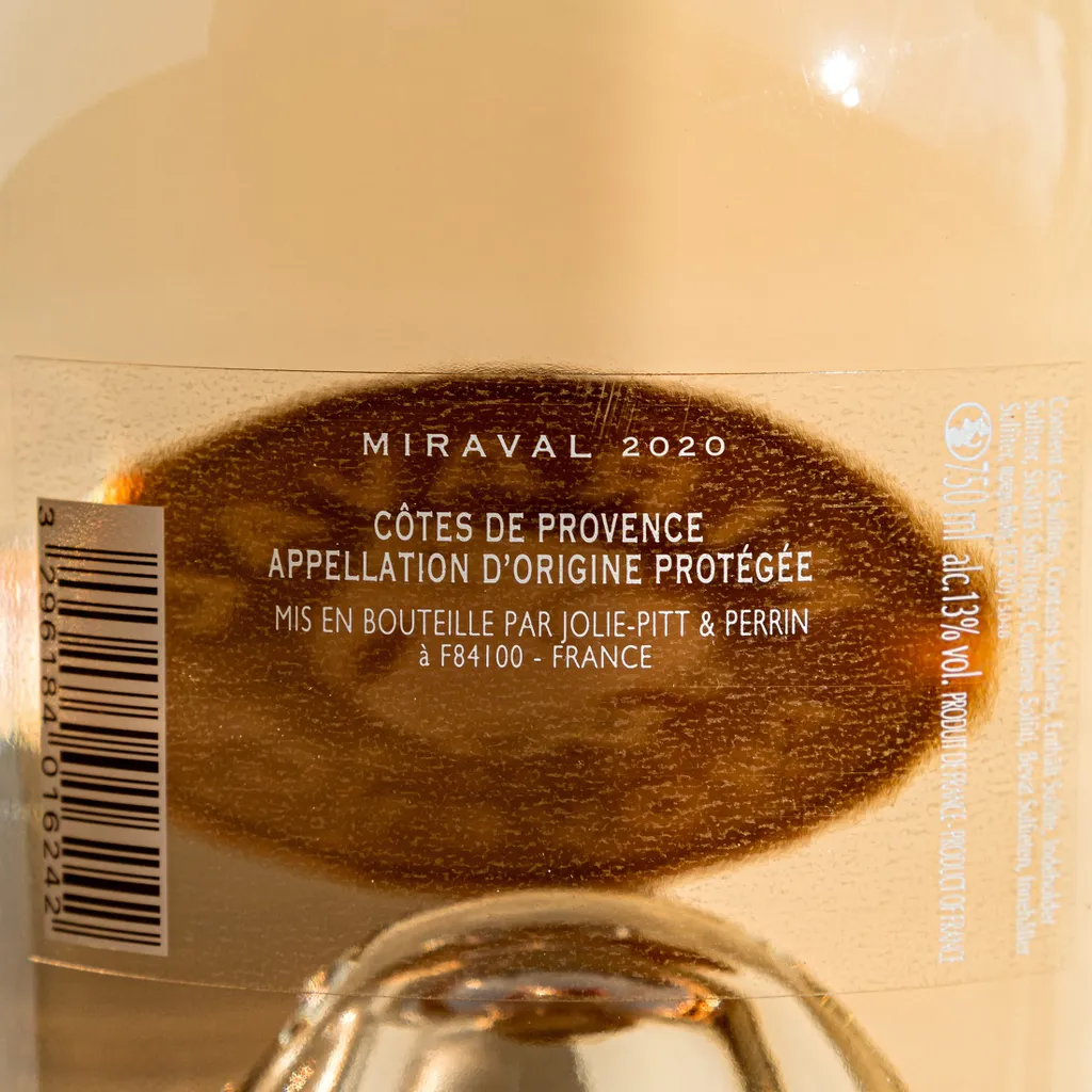 Miraval Cotes De Provence AOC | Brad Pitt & Famille Perrin – 2020 / 0,75 L Normflasche 6 Miraval Cotes De Provence AOC | Brad Pitt & Famille Perrin – 2020 / 0,75 L Normflasche – Bild 6