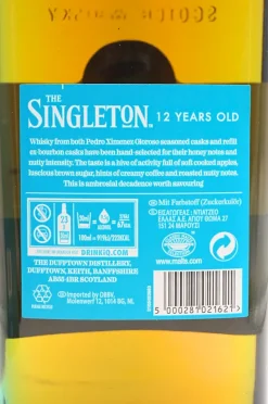 The Singleton Of Dufftown 12 Jahre Lucious Nectar Single Malt Scotch Whisky In Geschenkpackung | 40 % Vol | 0,7 L 24 The Singleton Of Dufftown 12 Jahre Lucious Nectar Single Malt Scotch Whisky In Geschenkpackung | 40 % Vol | 0,7 L -Essen Verkäufe b25f338318f1d258db22b93c8d6b262c