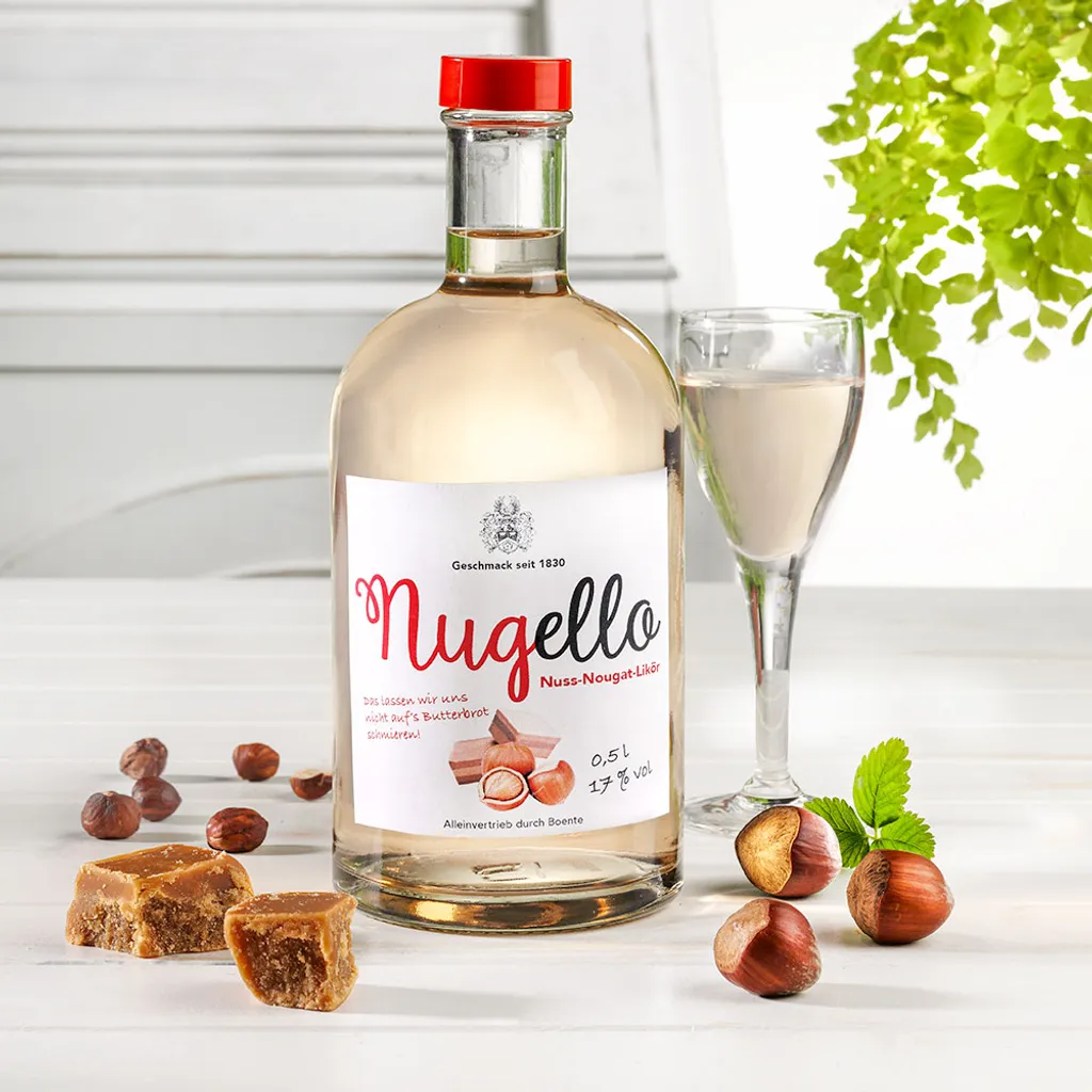 Boente Nugello Nuss-Nougat-Likör 1 Boente Nugello Nuss-Nougat-Likör