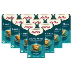 10 X BIO YOGI TEA Lakritz Minze | 10 X 30,6g