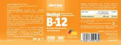 Jarrow Deutschland GmbH Methyl B-12 2500 µg Jarrow Lutschtabletten 100 St -Essen Verkäufe b4756e97995b282a52b2369e5fccaca8