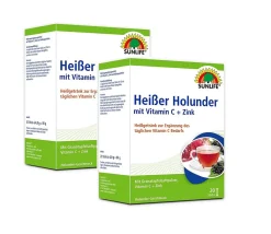 Sunlife Heißer Holunder + Granatapfel Sticks 20 Stück Im Doppelpack