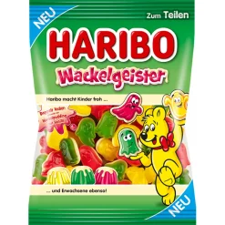 Haribo Wackelgeister Leckeres Fruchtgummi Mit Schaumzucker 175g