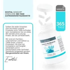 Sango Meereskoralle Von EXVital, 180 Vegane Kapseln. 3300 Mg Pro Tag. Natürliche Quelle Für Kalzium Und Magnesium. Im Verhältnis Von 2:1. Hochdosiert Und Hergestellt In Deutschland -Essen Verkäufe b664e9d6d3769bb144f1c3ac020f9068