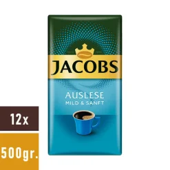 JACOBS Auslese Mild + Sanft Filterkaffee 12 X 500 G Kaffee Gemahlen -Essen Verkäufe b675246f1efc68d2b58096eb24565709