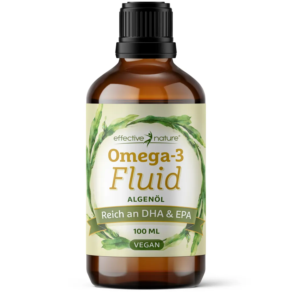 Effective Nature Omega 3 100 Ml Algenöl Vegan - Mit 1116 Mg (700 Mg DHA, 350 Mg EPA & 35 Mg DPA) - Reicht 40 Tage - Das Öl Stammt Zu 100% Aus Algen 1 Effective Nature Omega 3 100 Ml Algenöl Vegan - Mit 1116 Mg (700 Mg DHA, 350 Mg EPA & 35 Mg DPA) - Reicht 40 Tage - Das Öl Stammt Zu 100% Aus Algen