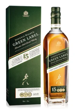 Johnnie Walker Green Label 15 Jahre Blended Malt Scotch Whisky In Geschenkpackung | 40 % Vol | 0,7 L