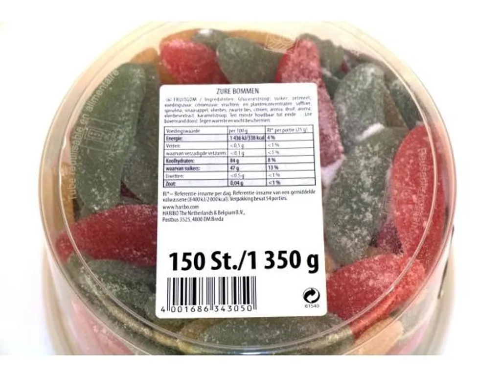 Haribo Saure Gurken Fruchtgummi Weingummi Veggie 150 Stück 1350g 15 Haribo Saure Gurken Fruchtgummi Weingummi Veggie 150 Stück 1350g – Bild 15