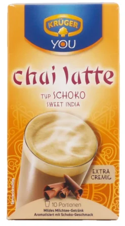 Krüger Family Krüger You Chai Latte Typ Schoko Sweet India Extra Cremig | 10 Portionen -Essen Verkäufe b7dc42d84752a7661c203ba2a3bb5bda