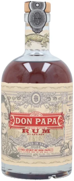 Don Papa Small Batch Rum 7 Jahre | 40 % Vol | 0,7 L -Essen Verkäufe b957a22d5e1139c2d2f11eac1a2c0d59