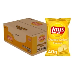 PEPSICO Lay's Käse-Zwiebel-Chips 20 Beutel X 40 Gramm