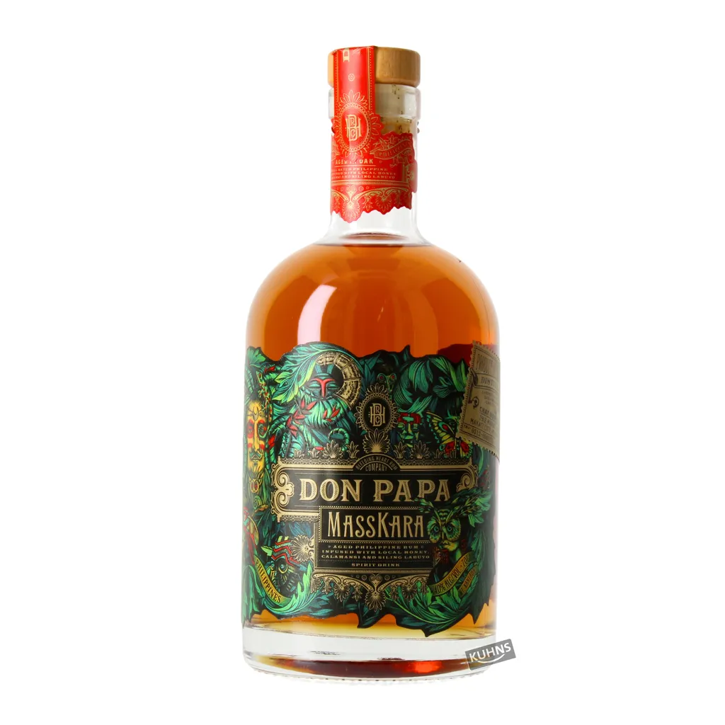 Don Papa Rum Masskara 0,7L (40% Vol.) 1 Don Papa Rum Masskara 0,7L (40% Vol.)