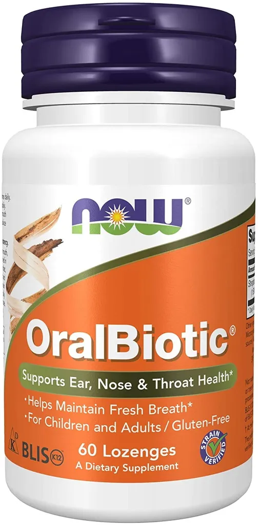 NOW Foods OralBiotic - 60 Lutschtabletten 3 NOW Foods OralBiotic - 60 Lutschtabletten – Bild 3