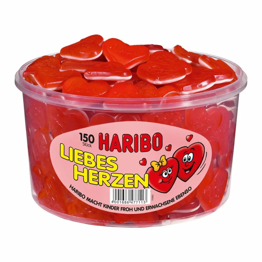 Haribo Liebesherzen Süße Fruchtgummi Herzen Mit Schaumzucker 1200g 6 Haribo Liebesherzen Süße Fruchtgummi Herzen Mit Schaumzucker 1200g – Bild 6