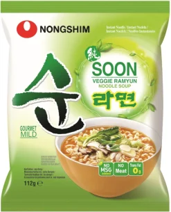 Nong Shim SOON Veggie Ramyun Instantnudeln 20x112g