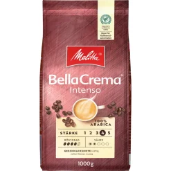 MELITTA Ganze Kaffeebohnen BellaCrema Intenso 1 Kg Starkes Aroma Intensiv -Essen Verkäufe bd1854e266eec71dcf5dc8e7d7d9c62d
