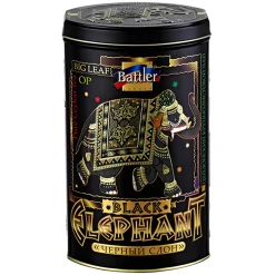 BATTLER Schwarzer Ceylon Tee Black Elephant OP Lose 100g Metalldose Schwarztee