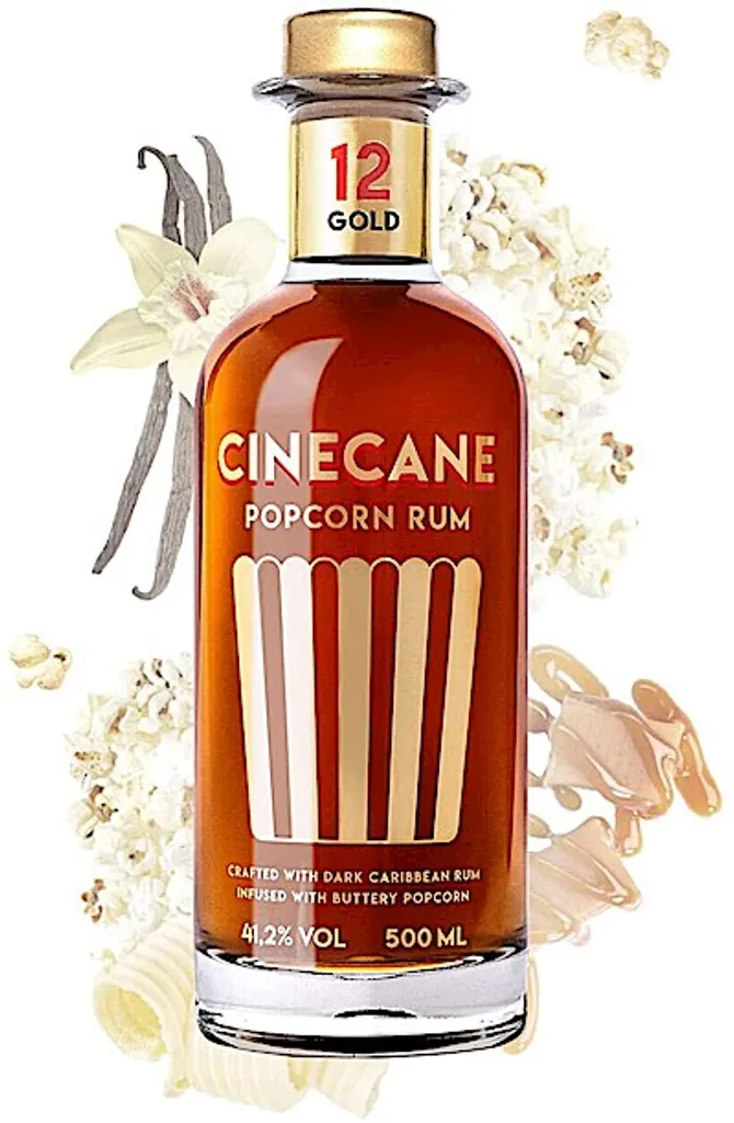 Cinecane Popcorn Rum Gold 0,5 L 10 Cinecane Popcorn Rum Gold 0,5 L – Bild 10