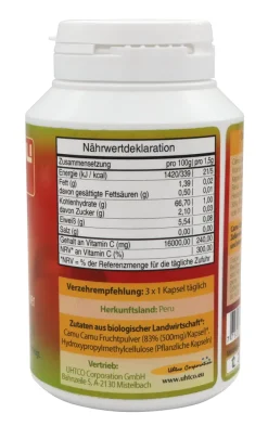 UHTCO Corporation GmbH Camu Camu C++ 90 Kapseln, Ohne Zusatzstoffe -Essen Verkäufe bf3128766433511dca5ba1ea5b5d49f5
