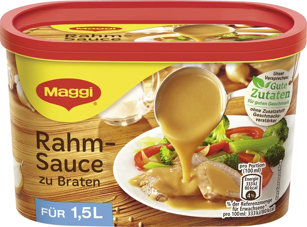 Maggi Rahm Sauce Zu Braten Ideal Zu Schnitzel Und Geschnetzeltem 228g 3 Maggi Rahm Sauce Zu Braten Ideal Zu Schnitzel Und Geschnetzeltem 228g – Bild 3