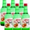 Hitejinro Co. Ltd. [ 6x 360ml ] HITEJINRO Soju Jinro Strawberry / Soju Mit Erdbeergeschmack Alc. 13% Vol.