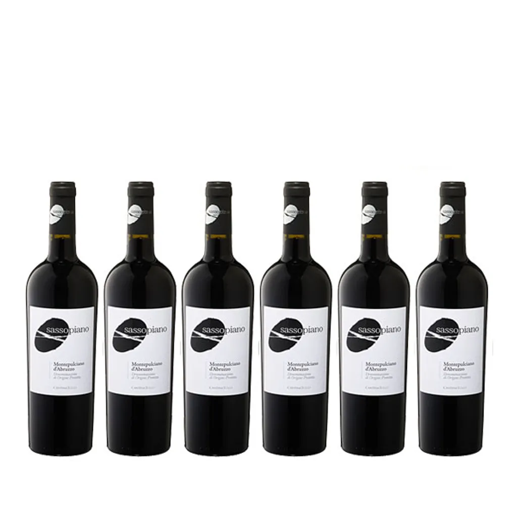 Cantina Tollo Rotwein Italien Montepulciano Sassopiano Trocken (6x0,75l) 1 Cantina Tollo Rotwein Italien Montepulciano Sassopiano Trocken (6x0,75l)