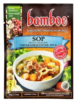 [ 49g ] Bamboe Gewürzmischung SOP Für Hähnchen-/ Rind-/ Ochsenschwanzsuppe
