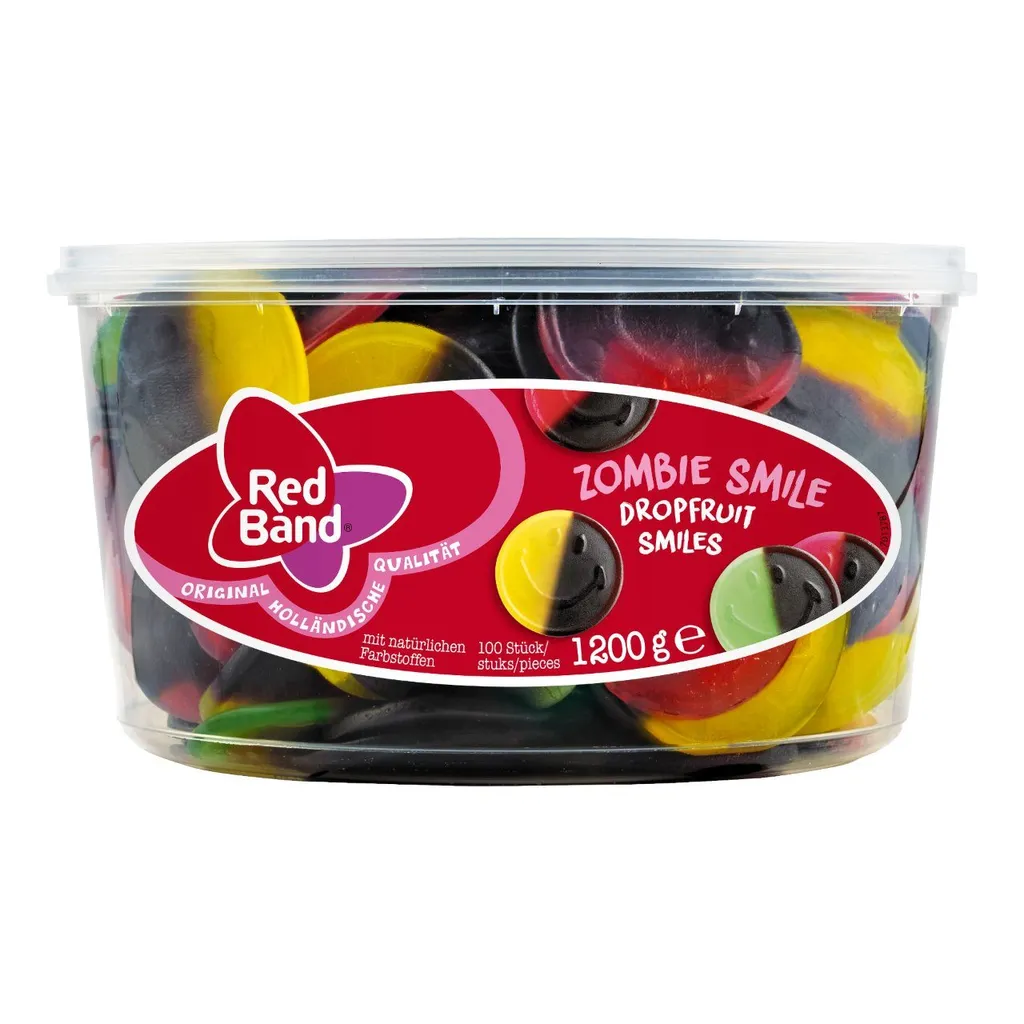 Red Band Zombie Smile Fruchtgummi Und Lakritz 3 Fach Sortiert 1200g 12 Red Band Zombie Smile Fruchtgummi Und Lakritz 3 Fach Sortiert 1200g – Bild 12