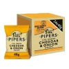 Pipers Crisps Pipers - Cheddar & Onion Chips - 24 Mini Beutel