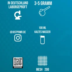 JustPowR 100% Creatin Monohydrat 450g, Labores Hochdosiertes Kreatin Monohydrat | Ultrafeines Premium Creatine Monohydrate Pulver | Kraftraining 16 JustPowR 100% Creatin Monohydrat 450g, Labores Hochdosiertes Kreatin Monohydrat | Ultrafeines Premium Creatine Monohydrate Pulver | Kraftraining -Essen Verkäufe c23bdd7de1094c17192d62e0be273f18