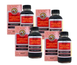 [ 4x 150ml ] NIN JIOM PEI PA KOA Honig, Mispel Kräutersirup, Enthält 14 Kräuter