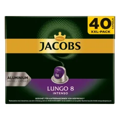 JACOBS Kapseln Lungo Intenso 5 X 40 Nespresso®* Kompatible Kaffeekapseln