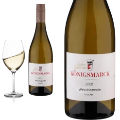 2021 Weissburgunder Pfalz Trocken Von Editha Gräfin Von Königsmarck - Weißwein