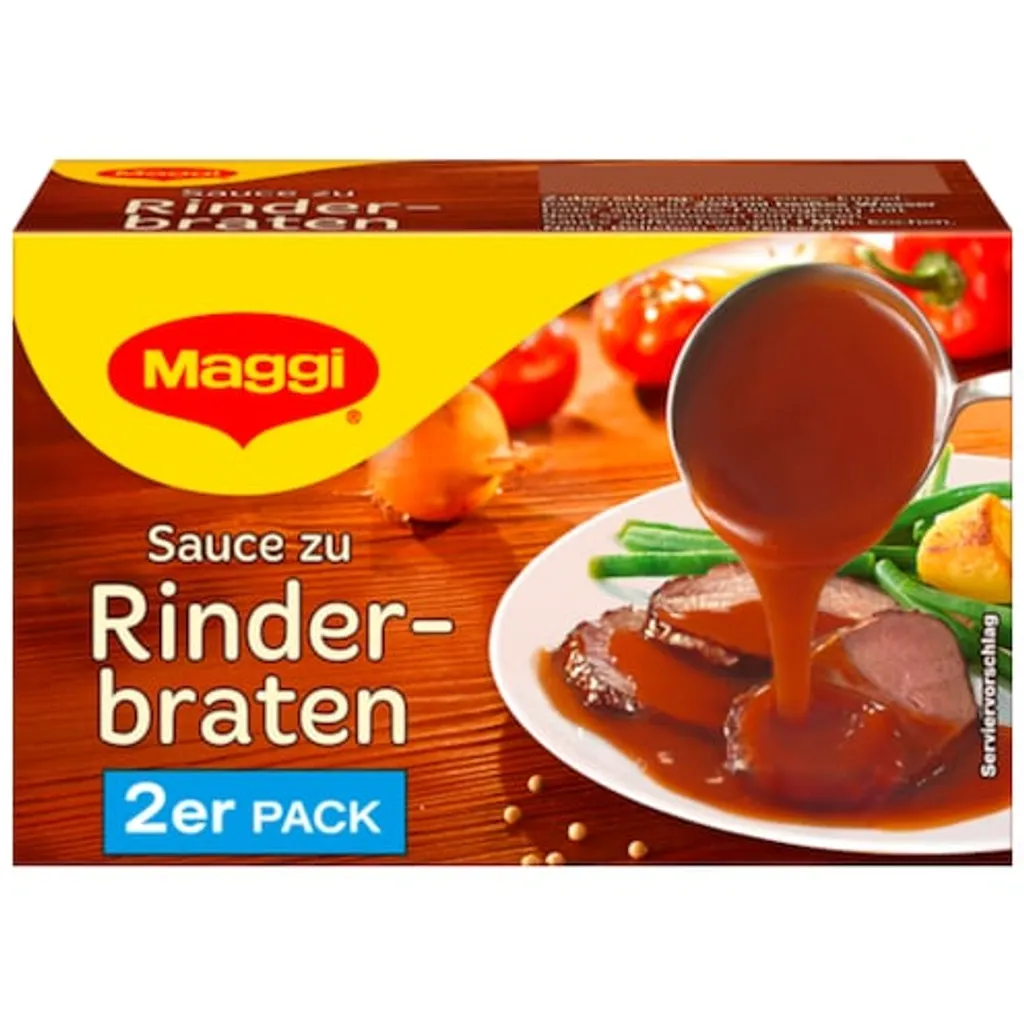 Maggi Sauce Zu Rinderbraten Für Fleischgerichte 58g 2er Für 2x 250ml 2 Maggi Sauce Zu Rinderbraten Für Fleischgerichte 58g 2er Für 2x 250ml – Bild 2