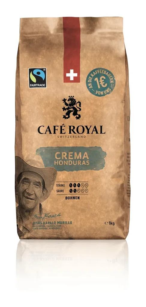 CAFE ROYAL Bohnenkaffee Honduras Crema 1kg HONDURAS CREMA 1 CAFE ROYAL Bohnenkaffee Honduras Crema 1kg HONDURAS CREMA