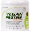 SRS Sporternährung SRS Fit&Health - Vegan Protein | 100% Vegan | Sehr Geringer Östrogenanteil | Leckerer Geschmack, Tolle Konsistenz | Deutsche (Vanille-Karamell, 900 G)