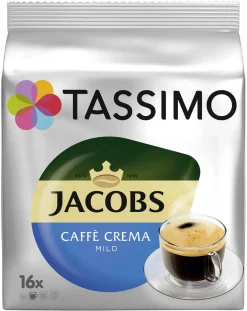 Tassimo Jacobs Caffè Crema Mild | 16 T Discs, Kaffeekapseln -Essen Verkäufe c74a9952d6f27d37e65c93d65c67b3d4