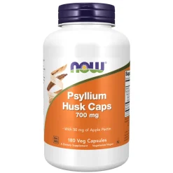 NowFoods Now Foods, Psyllium Husk, 700mg, 180 Veg. Kapseln