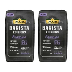 JACOBS Kaffeebohnen Barista Editions Espresso 2x1kg Ganze Bohne + Aluminium Dose Im Barista Design -Essen Verkäufe c83485fd0e515adb89efd95595e9158d