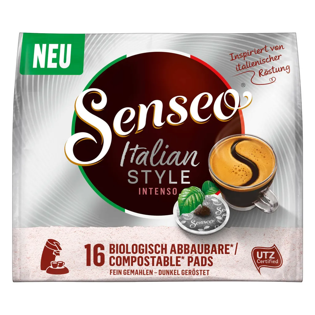 SENSEO Pads Italian Style Senseopads UTZ 80 Getränke Kaffeepads 2 SENSEO Pads Italian Style Senseopads UTZ 80 Getränke Kaffeepads – Bild 2