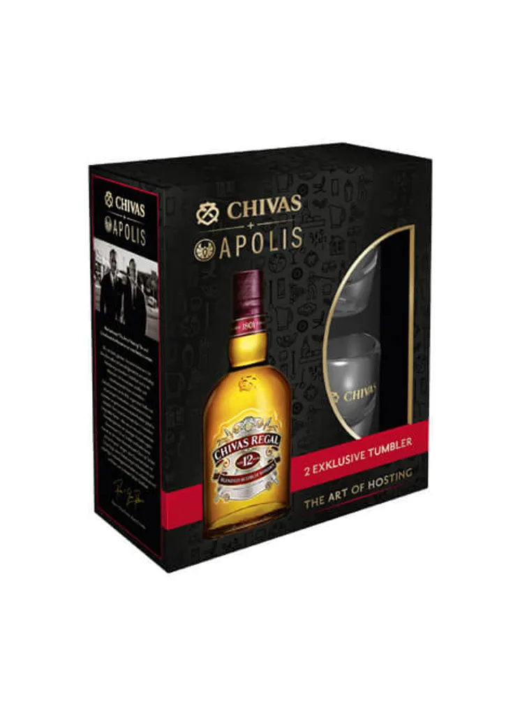 Chivas Regal 12 Jahre Mit Glas Blended Scotch Whisky 0,7l Alc. 40 Vol.-% 1 Chivas Regal 12 Jahre Mit Glas Blended Scotch Whisky 0,7l Alc. 40 Vol.-%