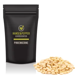 Hanse&Pepper Gewürzkontor 500g Pinienkerne Naturbelassen Frisch Ungesalzen - Gourmet Serie